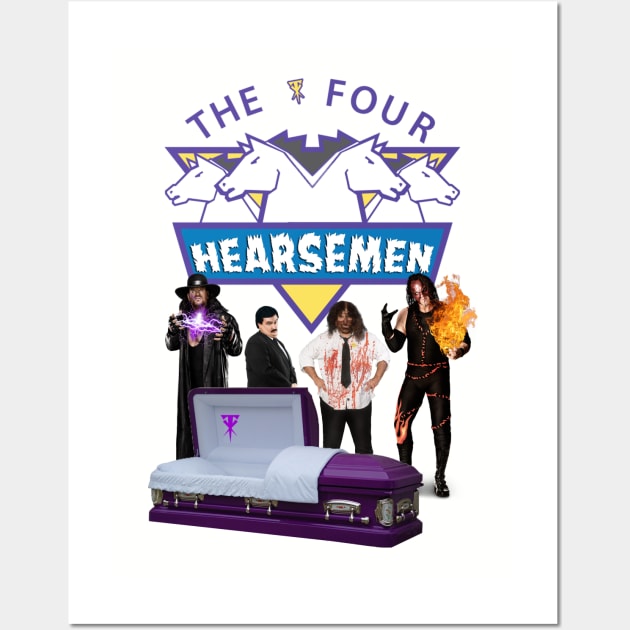 The Four Hearsemen Wall Art by ifowrestling